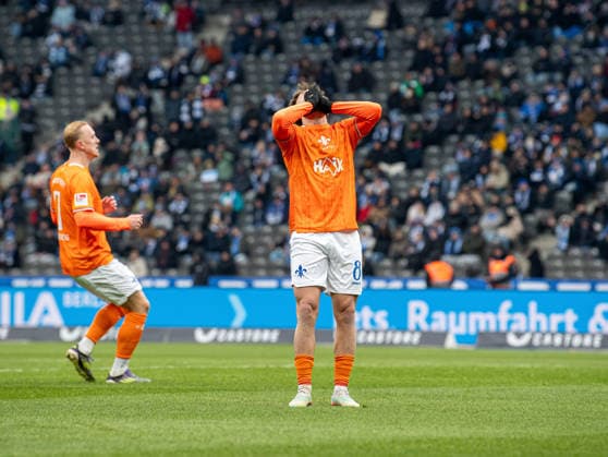Soccer, Men, Season 2025 2026, 2 Bundesliga 20 Matchday , Hertha BSC SV Darmstadt 98, Luca Marseiler Darmstadt , 01 02 2026, Copyright: xSebastianxRäppold MatthiasxKochx