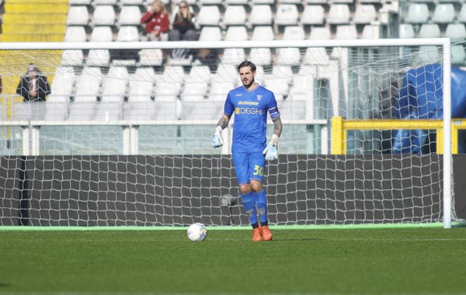 CALCIO - Serie A - Torino FC vs US Lecce Wladimiro Falcone of US Lecce during the Italian Serie A 2025 26 season football match between Torino FC and US Lecce on 01 February 2026 at Stadio Olimpico Grende Torino ,Turin, Italy. Photo Nderim KACELI Turin Italy  Copyright: xIPAxSport ABACAx