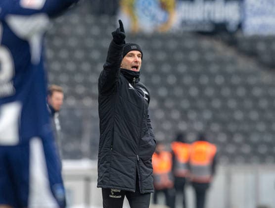 Soccer, Men, Season 2025 2026, 2 Bundesliga 20 Matchday , Hertha BSC SV Darmstadt 98, Coach Stefan Leitl Hertha BSC , 01 02 2026, Copyright: xSebastianxRäppold MatthiasxKochx