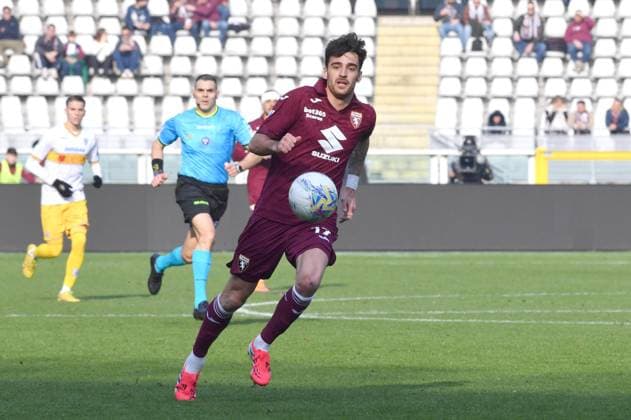 Foto IPP Massimo Rana Torino 01-02-2026 Calcio Campionato di Serie A 2025 2026 Torino-Lecce nella foto sandro kulenovic Italy Photo Press - World Copyright italy ITALY  Copyright: xR4924_italyphotopressx