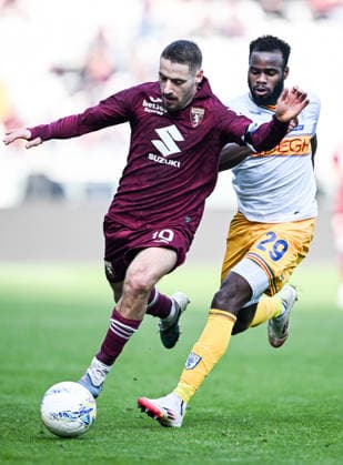 Cm Torino 01 02 2026 - campionato di calcio Serie A Torino-Lecce foto Cristiano Mazzi Image nella foto: Nikola Vlasic-Lassana Coulibaly 