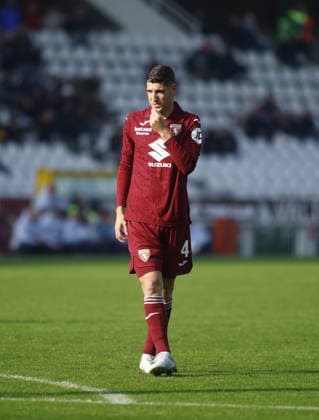 Matteo Prati of Torino FC during the Italian Serie A 2025 26 season football match between Torino FC and US Lecce on 01 February 2026 at Stadio Olimpico Grende Torino ,Turin, Italy. Photo Nderim KACELI  Copyright: xNderimxKaceli IPAxSportx xipa-agency.netx xx IPA_70838477 IPA_Agency_IPA70838477