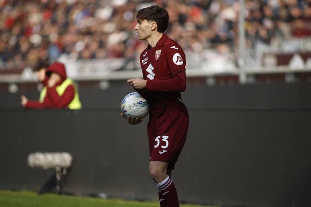 Rafa Obrador of Torino FC during the Italian Serie A 2025 26 season football match between Torino FC and US Lecce on 01 February 2026 at Stadio Olimpico Grende Torino ,Turin, Italy. Photo Nderim KACELI  Copyright: xNderimxKaceli IPAxSportx xipa-agency.netx xx IPA_70838484 IPA_Agency_IPA70838484