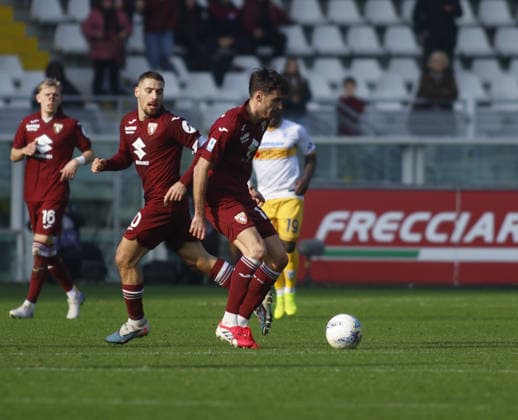 Sandro Kulenovic of Torino FC during the Italian Serie A 2025 26 season football match between Torino FC and US Lecce on 01 February 2026 at Stadio Olimpico Grende Torino ,Turin, Italy. Photo Nderim KACELI  Copyright: xNderimxKaceli IPAxSportx xipa-agency.netx xx IPA_70838542 IPA_Agency_IPA70838542