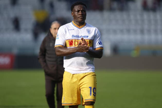 Lameck Banda of US Lecce during the Italian Serie A 2025 26 season football match between Torino FC and US Lecce on 01 February 2026 at Stadio Olimpico Grende Torino ,Turin, Italy. Photo Nderim KACELI  Copyright: xNderimxKaceli IPAxSportx xipa-agency.netx xx IPA_70838556 IPA_Agency_IPA70838556