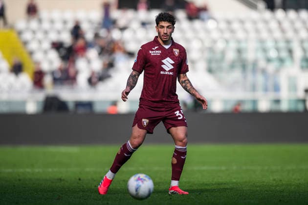 Torino FC v US Lecce - Serie A Luca Marianucci of Torino FC in action during the Serie A football match between Torino FC and US Lecce. Turin Italy Copyright: xNicolòxCampox
