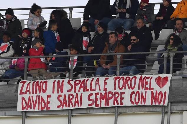 Foto IPP Massimo Rana Torino 01-02-2026 Calcio Campionato di Serie A 2025 2026 Torino-Lecce nella foto striscione per tifoso toro Italy Photo Press - World Copyright italy ITALY  Copyright: xR4924_italyphotopressx