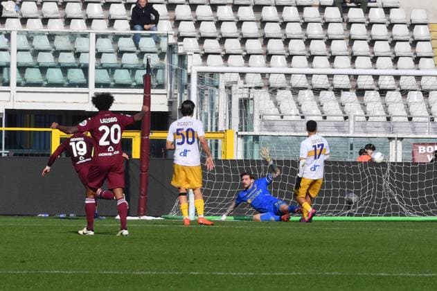Foto IPP Massimo Rana Torino 01-02-2026 Calcio Campionato di Serie A 2025 2026 Torino-Lecce nella foto che adams gol Italy Photo Press - World Copyright italy ITALY  Copyright: xR4924_italyphotopressx
