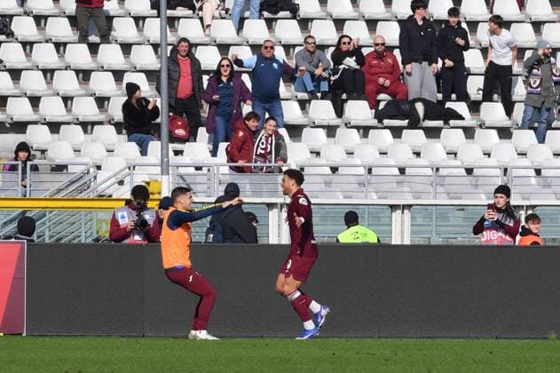 Foto IPP Massimo Rana Torino 01-02-2026 Calcio Campionato di Serie A 2025 2026 Torino-Lecce nella foto esulta che adams Italy Photo Press - World Copyright italy ITALY  Copyright: xR4924_italyphotopressx