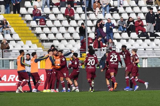 Foto IPP Massimo Rana Torino 01-02-2026 Calcio Campionato di Serie A 2025 2026 Torino-Lecce nella foto esulta che adams Italy Photo Press - World Copyright italy ITALY  Copyright: xR4924_italyphotopressx