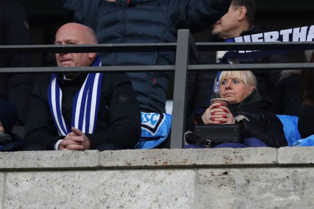 01 02 2026, xtgx, Soccer 2 Bundesliga, Hertha BSC Berlin SV Darmstadt 98 v l Kai Wegner Governing Mayor of Berlin and Iris Spranger Senator for the Interior and Sport SPD DFL DFB REGULATIONS PROHIBIT ANY USE OF PHOTOGRAPHS as IMAGE SEQUENCES and or QUASI VIDEO Berlin