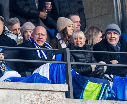 Soccer, Men, Season 2025 2026, 2 Bundesliga 20 Matchday , Hertha BSC SV Darmstadt 98, f l Berlins Governing Mayor Kai Wegner, Iris Spranger Berlins Senator for Home Affairs and Sport in the stands, 01 02 2026, Copyright: xSebastianxRäppold MatthiasxKochx