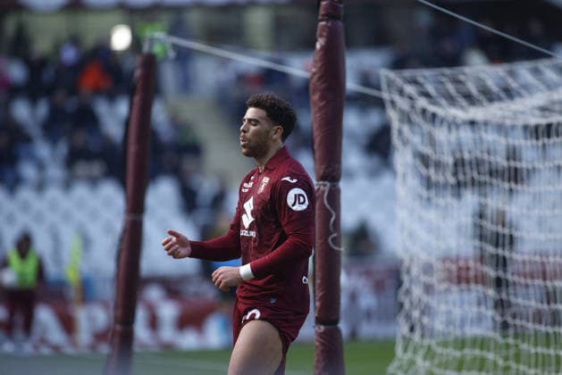 CALCIO - Serie A - Torino FC vs US Lecce Che Adams of Torino FC during the Italian Serie A 2025 26 season football match between Torino FC and US Lecce on 01 February 2026 at Stadio Olimpico Grende Torino ,Turin, Italy. Photo Nderim KACELI Turin Italy  Copyright: xIPAxSport ABACAx