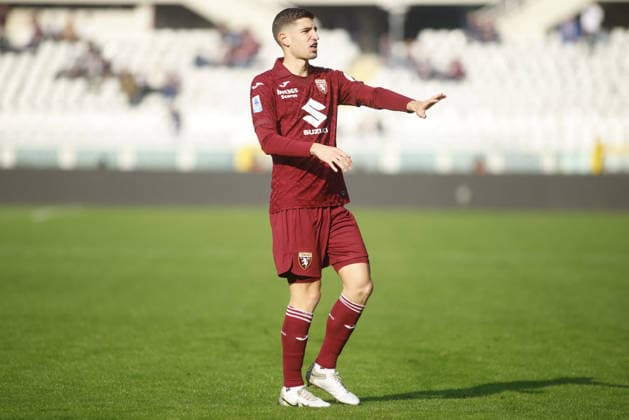 CALCIO - Serie A - Torino FC vs US Lecce Matteo Prati of Torino FC during the Italian Serie A 2025 26 season football match between Torino FC and US Lecce on 01 February 2026 at Stadio Olimpico Grende Torino ,Turin, Italy. Photo Nderim KACELI Turin Italy  Copyright: xIPAxSport ABACAx