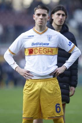 CALCIO - Serie A - Torino FC vs US Lecce Alex Sala Herrero of US Lecce during the Italian Serie A 2025 26 season football match between Torino FC and US Lecce on 01 February 2026 at Stadio Olimpico Grende Torino ,Turin, Italy. Photo Nderim KACELI Turin Italy  Copyright: xIPAxSport ABACAx