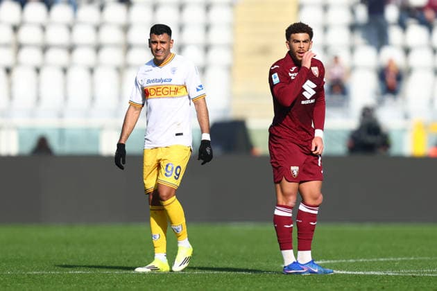 Torino Fc - US Lecce Che Adams of Torino Fc gestures during the Serie A match beetween Torino Fc and US Lecce at Stadio Olimpico on February 1, 2026 in Turin, Italy . Torino Stadio Olimpico Italy Copyright: xMarcoxCanonierox