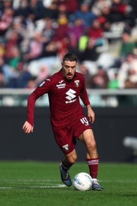 Torino Fc - US Lecce Nikola Vlasic of Torino Fc in action during the Serie A match beetween Torino Fc and US Lecce at Stadio Olimpico on February 1, 2026 in Turin, Italy . Torino Stadio Olimpico Italy Copyright: xMarcoxCanonierox