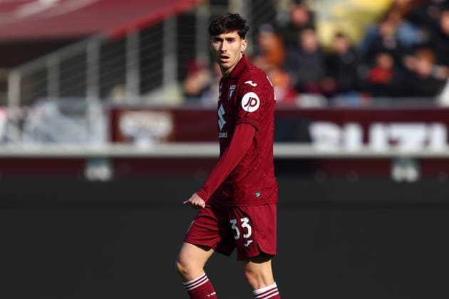 Torino Fc - US Lecce Rafael Obrador of Torino Fc looks on during the Serie A match beetween Torino Fc and US Lecce at Stadio Olimpico on February 1, 2026 in Turin, Italy . Torino Stadio Olimpico Italy Copyright: xMarcoxCanonierox