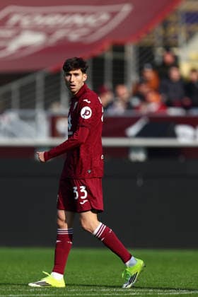 Torino Fc - US Lecce Rafael Obrador of Torino Fc looks on during the Serie A match beetween Torino Fc and US Lecce at Stadio Olimpico on February 1, 2026 in Turin, Italy . Torino Stadio Olimpico Italy Copyright: xMarcoxCanonierox