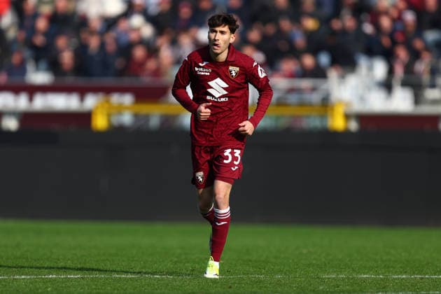 Torino Fc - US Lecce Rafael Obrador of Torino Fc looks on during the Serie A match beetween Torino Fc and US Lecce at Stadio Olimpico on February 1, 2026 in Turin, Italy . Torino Stadio Olimpico Italy Copyright: xMarcoxCanonierox