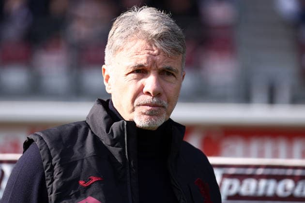 Torino Fc - US Lecce Marco Baroni, head coach of Torino Fc looks on during the Serie A match beetween Torino Fc and US Lecce at Stadio Olimpico on February 1, 2026 in Turin, Italy . Torino Stadio Olimpico Italy Copyright: xMarcoxCanonierox