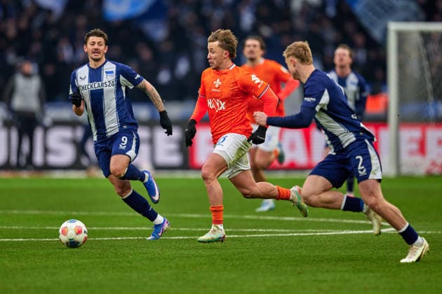 Dawid Kownacki Hertha BSC, 09 , Luca Marseiler SV Darmstadt 98, 08 , Julian Eitschberger Hertha BSC, 02 , GER, Hertha BSC vs ,SV Darmstadt 98, 2 Bundesliga, Season 2025 2026, Matchday 20, 01 02 2026 DFL REGULATES PROHIBIT ANY USE OF PHOTOGRAPHS AS IMAGE SEQUENCES AND OR QUASI VIDEO GER, Hertha BSC vs ,SV Darmstadt 98, 2 Bundesliga, Season 2025 2026, 20 Matchday, 01 02 2026 Berlin Copyright: xClaudiusxRauch,xEibner-Pressefotox xClaudiusxRauchx EP_CRH