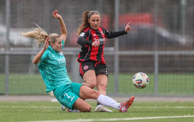 Football, Women, 2nd BL, Eintracht Frankfurt II - VfR Warbeyen