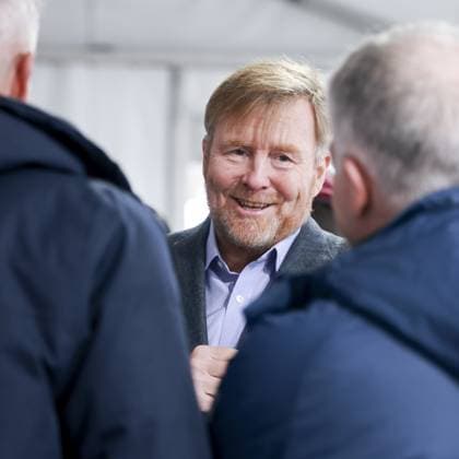 HULST - King Willem-Alexander before the Cyclocross World Championships in Hulst, Zeeland. IRIS VAN DEN BROEK ANP xVIxANPxSportx xxANPxIVx 549337395 originalFilename: 549337395.jpg