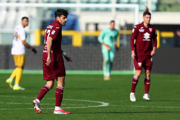 Sandro Kulenovic (Torino Fc) looks on, Serie A, Torino FC v US Lecce , Olimpico, February 1, 2026, Turin, Italy.