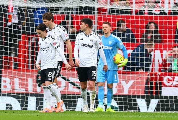 Harry Wilson of Fulham looks dejected after the 1st goal scored by Casemiro of Manchester United, ManU Manchester United v Fulham, Premier League, Football, Old Trafford, Manchester, UK - 01 Feb 2026Manchester Old Trafford United Kingdom EDITORIAL USE ONLY No use with unauthorised audio, video, data, fixture lists, club league logos or live services. Online in-match use limited to 120 images, no video emulation. No use in betting, games or single club league player publications. Copyright: xPaulxCurrie Shutterstockx 16496861dg