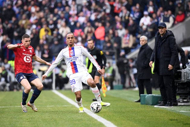 Olympique Lyonnais v Lille OSC - Ligue 1 McDonald s 2025 2026 99 Noah NARTEY (ol) during the Ligue 1 McDonald s match between Lyon and Lille at Groupama Stadium on February 1, 2026 in Lyon, France. Lyon France  Copyright: xFEPx 776348270