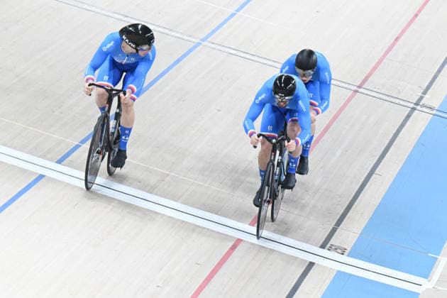 01-02-2026 European Championships Elite Track; Giornata 01; 2026, Repubblica Ceca; Topinka, Dominik; Peterka, David; Rauschgold, Adam; Konya - Velodrom; 