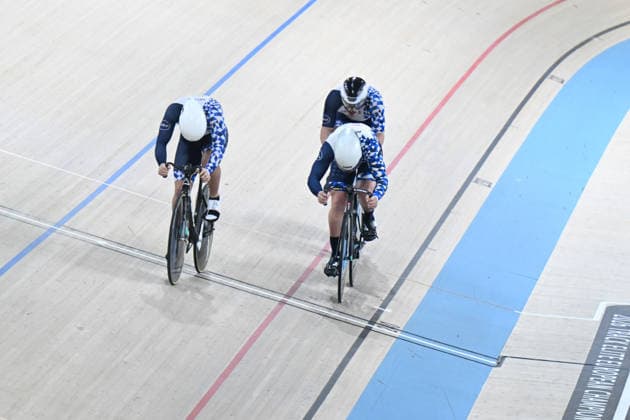 01-02-2026 European Championships Elite Track; Giornata 01; 2026, Grecia; Livanos, Konstantinos; Charovas, Miltiadis; Magklaris, Alexios; Konya - Velodrom; 