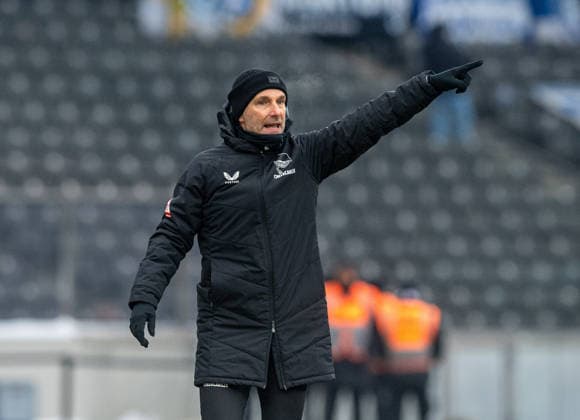 Soccer, Men, Season 2025 2026, 2 Bundesliga 20 Matchday , Hertha BSC SV Darmstadt 98, Coach Stefan Leitl Hertha BSC , 01 02 2026, Copyright: xSebastianxRäppold MatthiasxKochx
