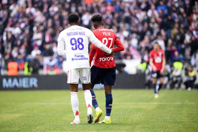 Olympique Lyonnais v Lille OSC - Ligue 1 McDonald s 2025 2026 98 Ainsley MAITLAND NILES (ol) during the Ligue 1 McDonald s match between Lyon and Lille at Groupama Stadium on February 1, 2026 in Lyon, France. Lyon France  Copyright: xFEPx 776348270