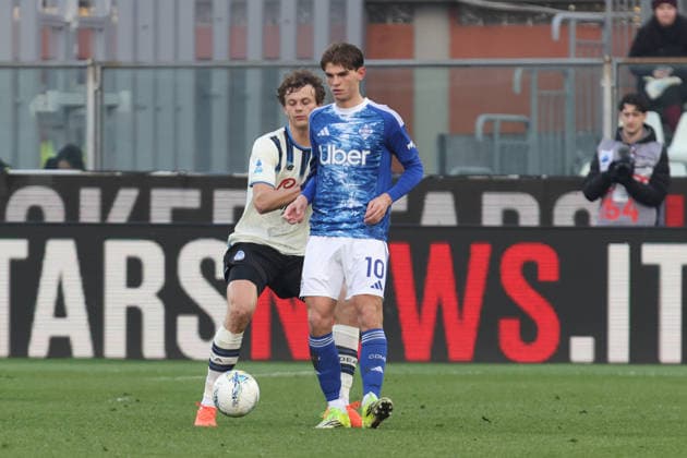 ComoÕs ComoÕs Nico Paz during the Serie A soccer match between Como and Atalanta at the Giuseppe Sinigaglia stadium in Como, north Italy - February 1, 2026 - Soccer.  Copyright: xAntonioxSaiai LaPressex
