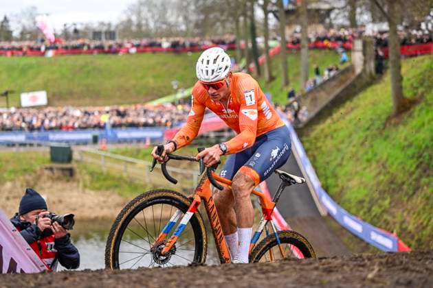 UCI World Championships 2026 Hulst HULST, THE NETHERLANDS - FEBRUARY 01 : Van Der Poel Mathieu (Ned) in action during the 2026 UCI Cyclo-Cross World Championships for Men Elite on February 01, 2026 in Hulst, The Netherlands, 01 02 2026 Hulst The Netherlands  Copyright: xNicoxVereeckenx