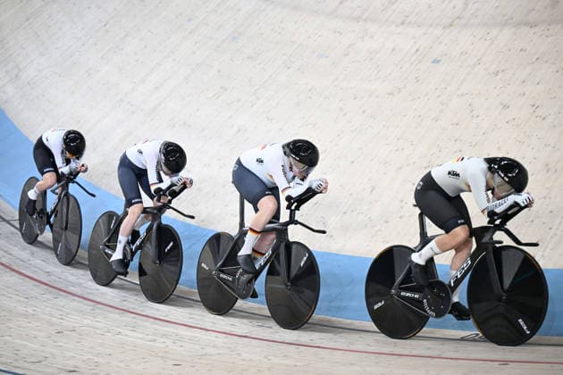 01-02-2026 European Championships Elite Women Track; Giornata 01; 2026, Germany; Kroger, Mieke; Klein, Lisa Sussemilch, Laura; Brausse, Franziska; Konya - Velodrom; 