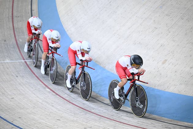 01-02-2026 European Championships Elite Women Track; Giornata 01; 2026, Polonia; Szalinska, Tamara; Rabazynska, Eliza; Tracka, Maja; Szczesna, Martyna; Konya - Velodrom; 