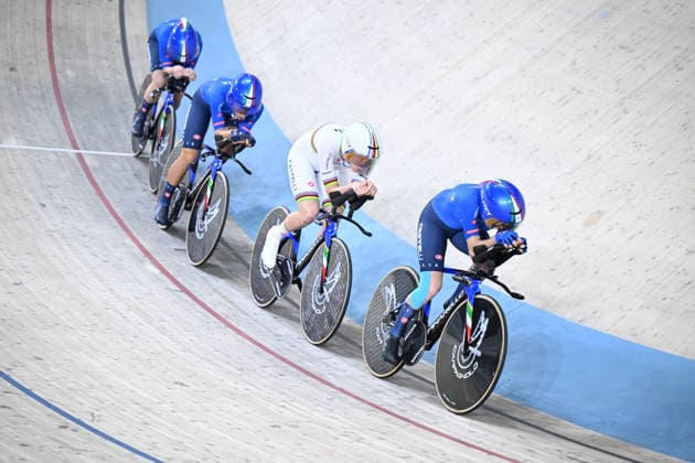 01-02-2026 European Championships Elite Women Track; Giornata 01; 2026, Italia; Balsamo, Elisa; Paternoster, Letizia; Venturelli, Federica; Sanarini, Linda; Konya - Velodrom; 