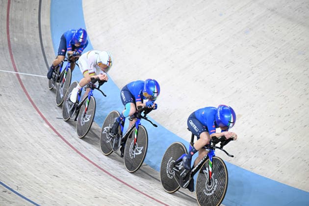 01-02-2026 European Championships Elite Women Track; Giornata 01; 2026, Italia; Balsamo, Elisa; Paternoster, Letizia; Venturelli, Federica; Sanarini, Linda; Konya - Velodrom; 