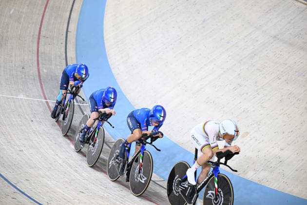 01-02-2026 European Championships Elite Women Track; Giornata 01; 2026, Italia; Balsamo, Elisa; Paternoster, Letizia; Venturelli, Federica; Sanarini, Linda; Konya - Velodrom; 