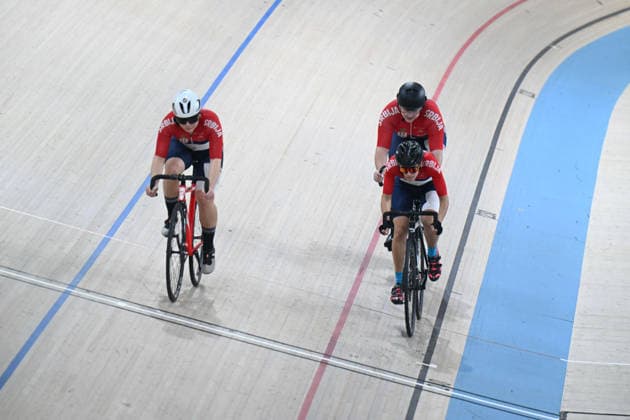 01-02-2026 European Championships Elite Women Track; Giornata 01; 2026, Serbia; Pavlovic, Marija; Kulincevic, Nikolija; Stevanovic, Irina; Konya - Velodrom; 
