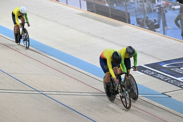 01-02-2026 European Championships Elite Women Track; Giornata 01; 2026, Lituania; Baleisyte, Olivija; Gedraityte, Akvile; Valiukeviciute, Lauryna; Konya - Velodrom; 