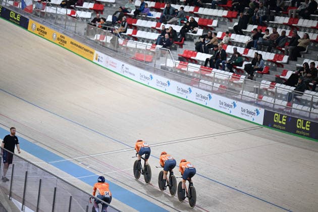 01-02-2026 European Championships Elite Women Track; Giornata 01; 2026, Olanda; Bredewold, Mischa; Van Rooijen, Sofie; Van Belle, Lisa; Van Der Molen, Yuli; Konya - Velodrom; 