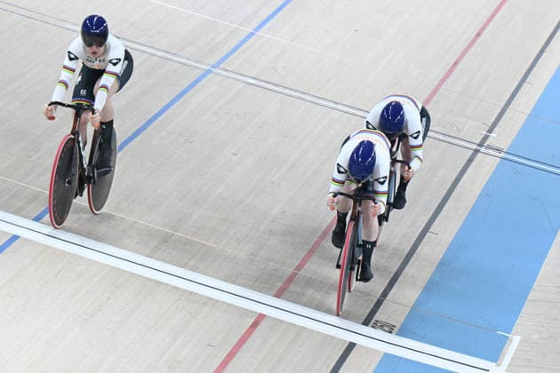 01-02-2026 European Championships Elite Women Track; Giornata 01; 2026, Olanda; Van De Wouw, Hetty; Van Der Peet, Steffie; Kalee, Kimberly; Konya - Velodrom; 