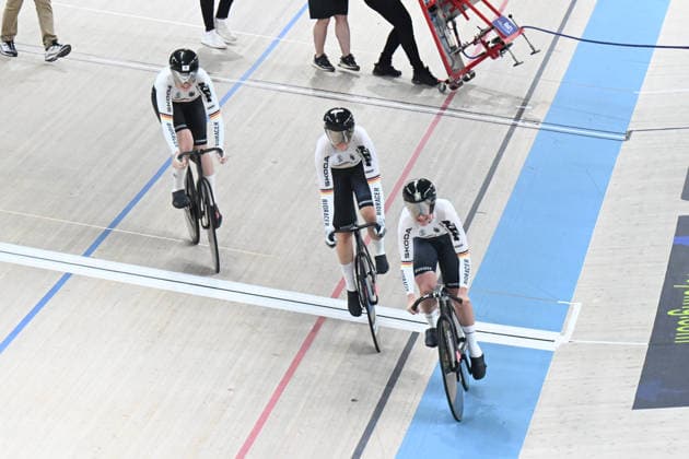 01-02-2026 European Championships Elite Women Track; Giornata 01; 2026, Germany; Grabosch, Pauline Sophie; Friedrich, Lea Sophie; Schneider, Clara; Konya - Velodrom; 