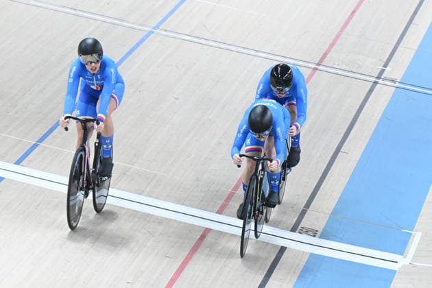 01-02-2026 European Championships Elite Women Track; Giornata 01; 2026, Repubblica Ceca; Jabornikova, Veronika; Jabornikova, Anna; Peterkova Kate Ina Sara; Konya - Velodrom; 