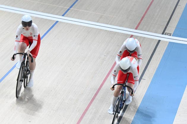 01-02-2026 European Championships Elite Women Track; Giornata 01; 2026, Polonia; Los, Urszula; Karwacka, Marlena; Sibiak, Nikola; Konya - Velodrom; 