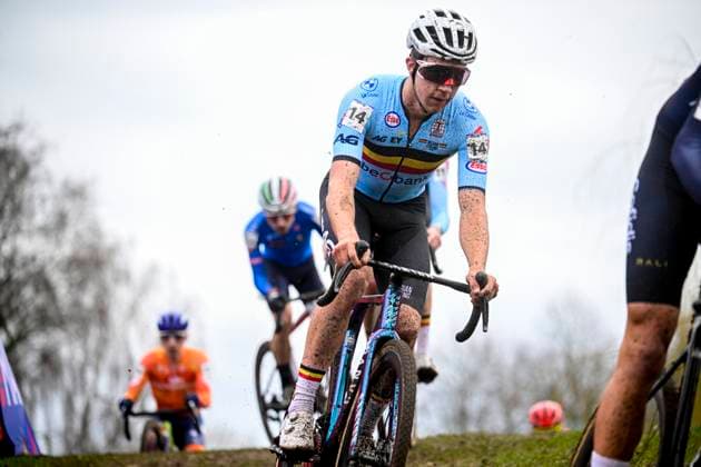 UCI World Championships 2026 Hulst HULST, THE NETHERLANDS - FEBRUARY 01 : Michels Jente (Bel) in action during the 2026 UCI Cyclo-Cross World Championships for Women Under 23 on February 01, 2026 in Hulst, The Netherlands, 01 02 2026 Hulst The Netherlands  Copyright: xPeterxDexVoechtx
